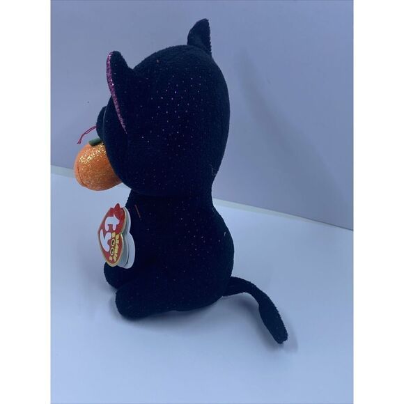 2018 Ty POTION Halloween Black Cat Beanie Boo 6” NEW - Picture 4 of 10